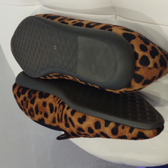 Vienitu AEROSOLES leather leopard cheetah Flat Womens Shoes New 12 Animal Loafer - Picture 4 of 4